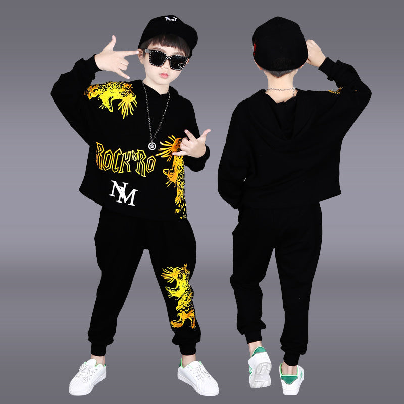 Boys' Spring Autumn Cotton Hip Hop Sports Suit