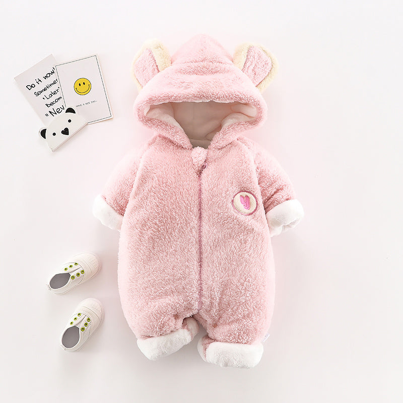 Baby Thickened Cotton Clothes Outwear Suit