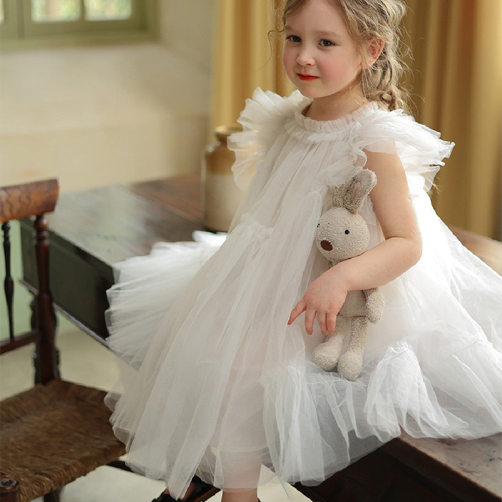 Robe de princesse en fil Pooper faite à la main pour fille