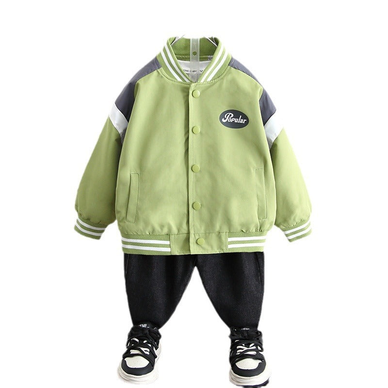 Chaqueta de uniforme de béisbol de niño de moda