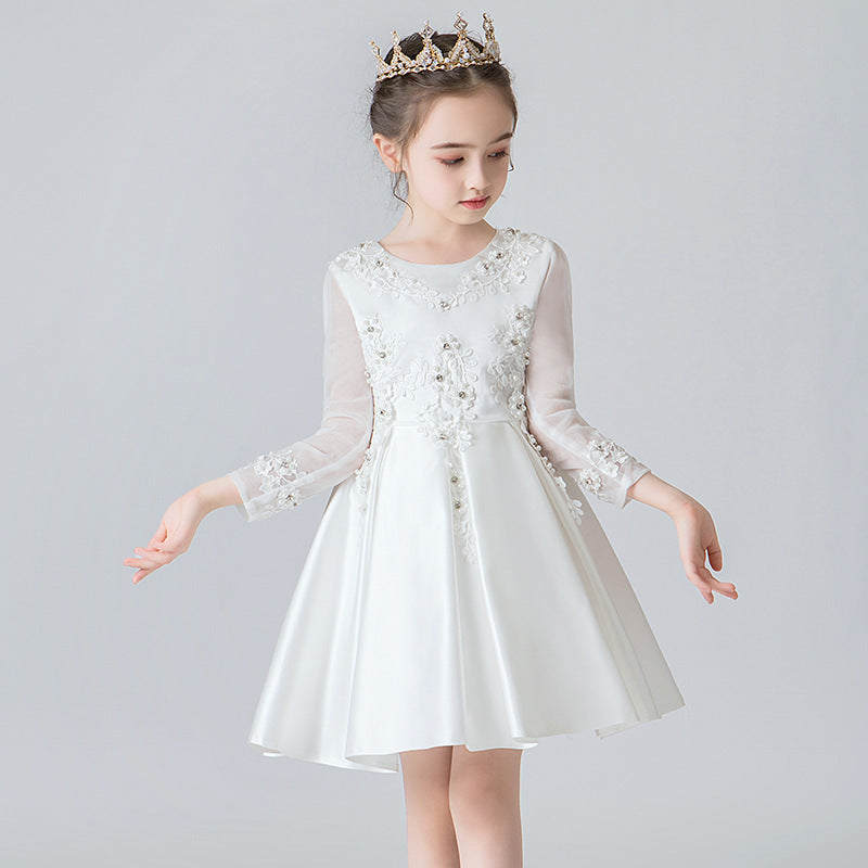 Girls' Princess Dress Long-sleeved Autumn And Winter