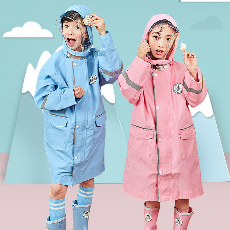 Eco-friendly And Tasteless Parent-child Raincoat