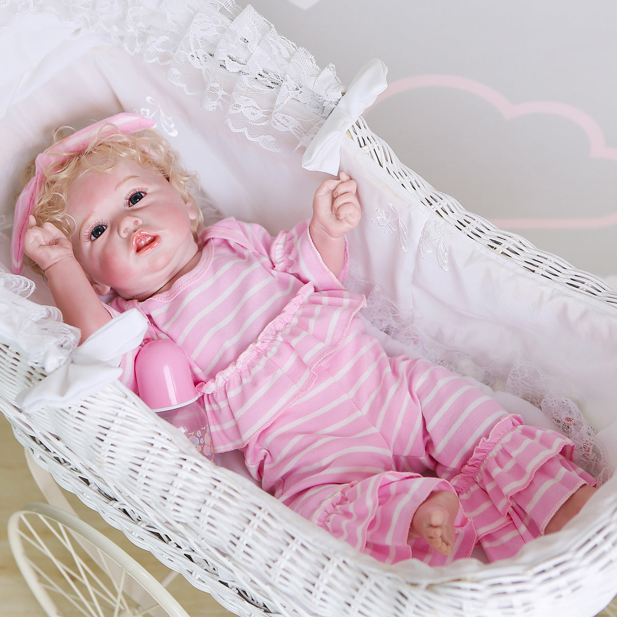 Cute And Creative Newborn Baby Silicone Simulation Doll