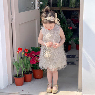 Vestido de niña de un año Vestido de princesa