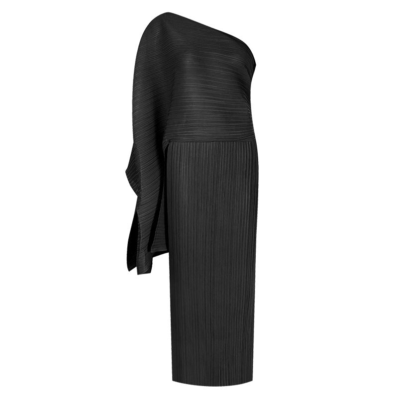 Robe longue amincissante à taille biseautée irrégulière pour femmes, printemps