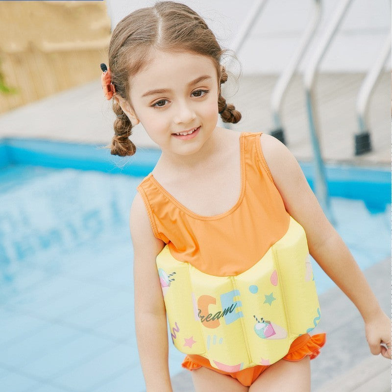 Gilets de sauvetage pour enfants, maillots de bain une pièce, gilets de sauvetage pour bébés filles