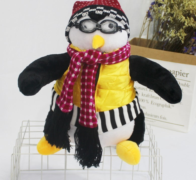 Sérieux Joey's HUGSY jouets en peluche pingouin Rachel peluche poupée jouets pour enfants enfants anniversaire cadeau de noël 18 