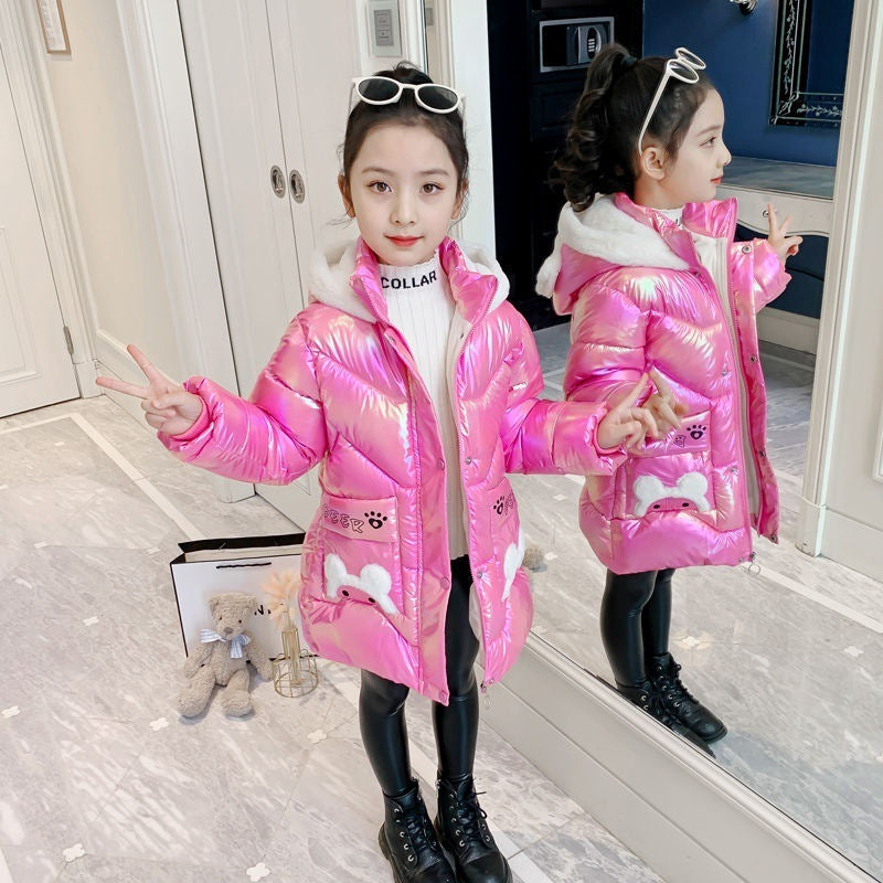 Children's Fashion Simple Warm Down Cotton Jacket