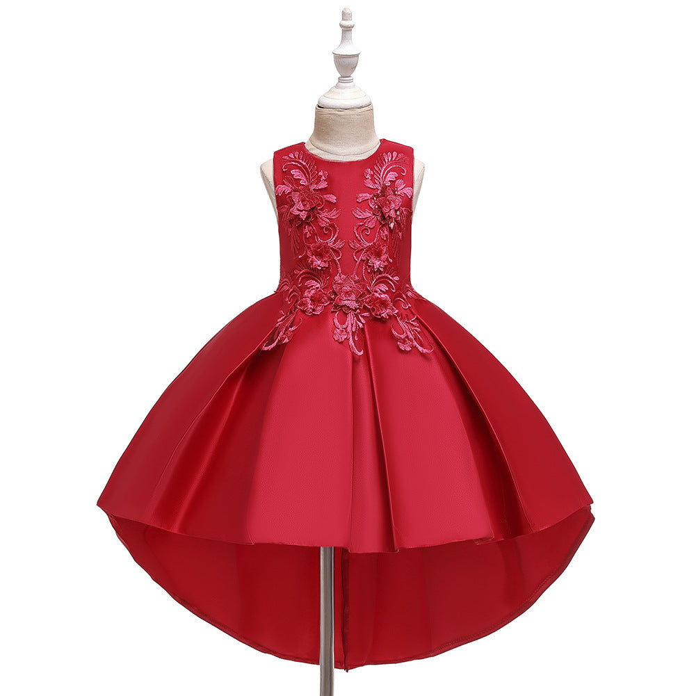 Robe de princesse en satin pour filles