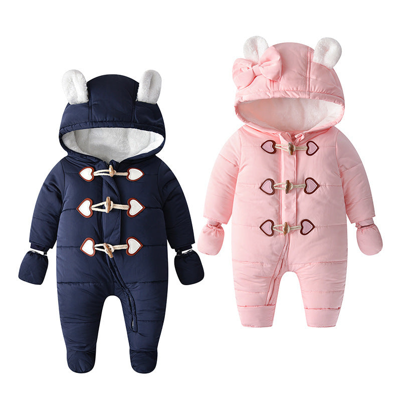 Hayi – combinaison pour bébé, vêtements avec boucle en corne, costume rampant pour bébé