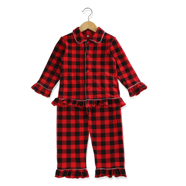 Vêtements classiques de noël pour enfants, coton doux, couleur unie, mignon rouge