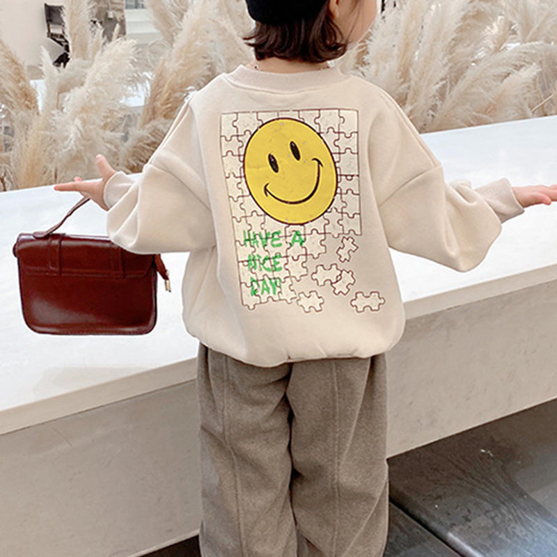 Children's Western Style Korean Fleece Tide Clothes