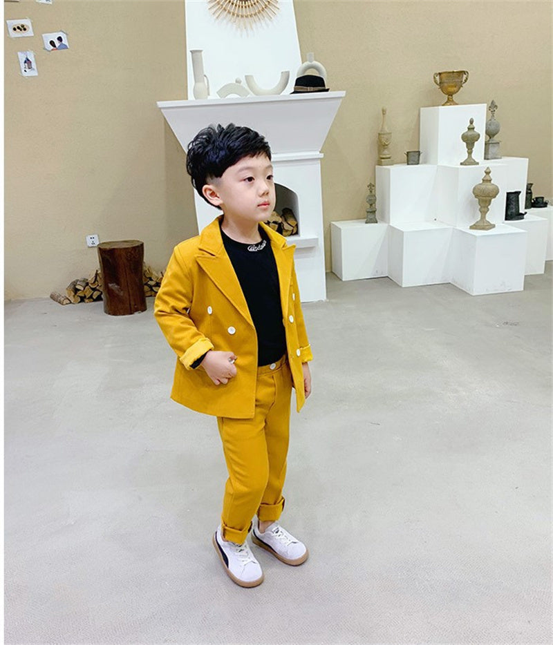 Children's Boys Fashion Simple Catwalk Suit