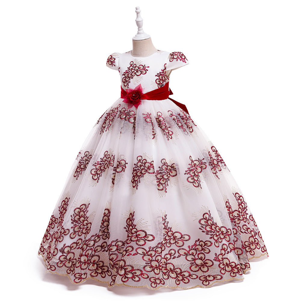 Vestido de princesa de cumpleaños de moda para niña