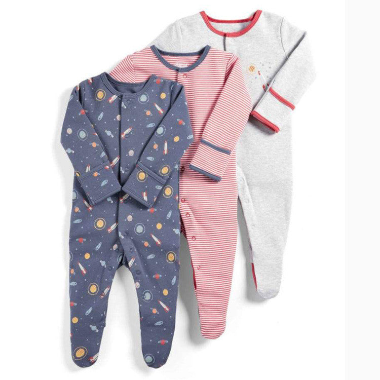 Vêtements pour bébé, coffret cadeau trois pièces, robe pleine lune