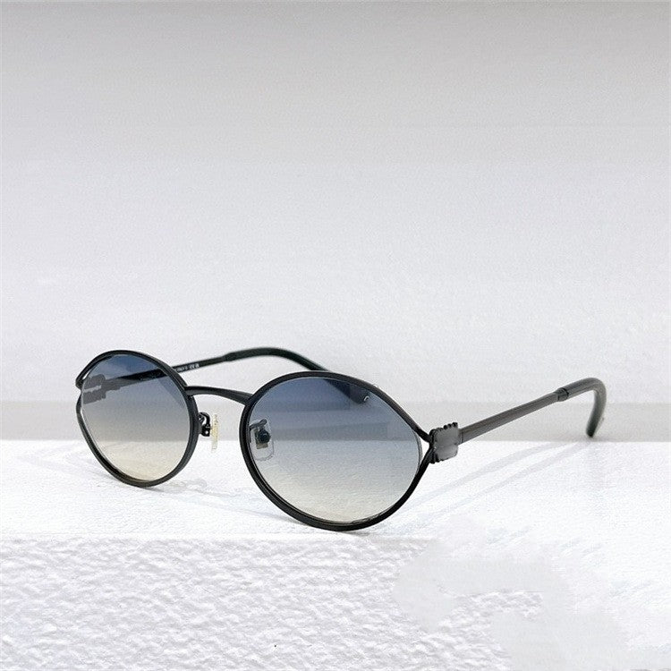 Personality Oval Sun Glasses Female