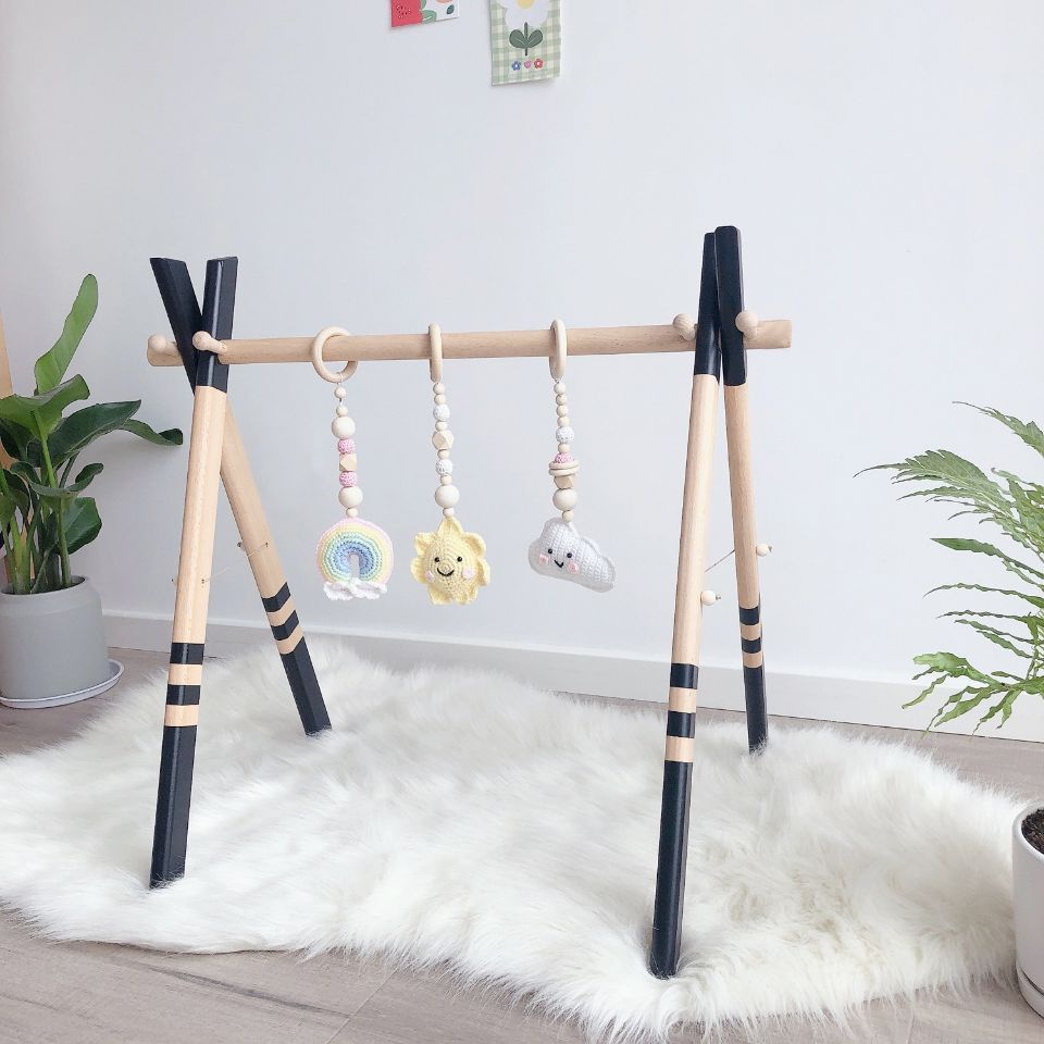 Accesorios de madera para ejercicios juguetes educativos de educación temprana para niños