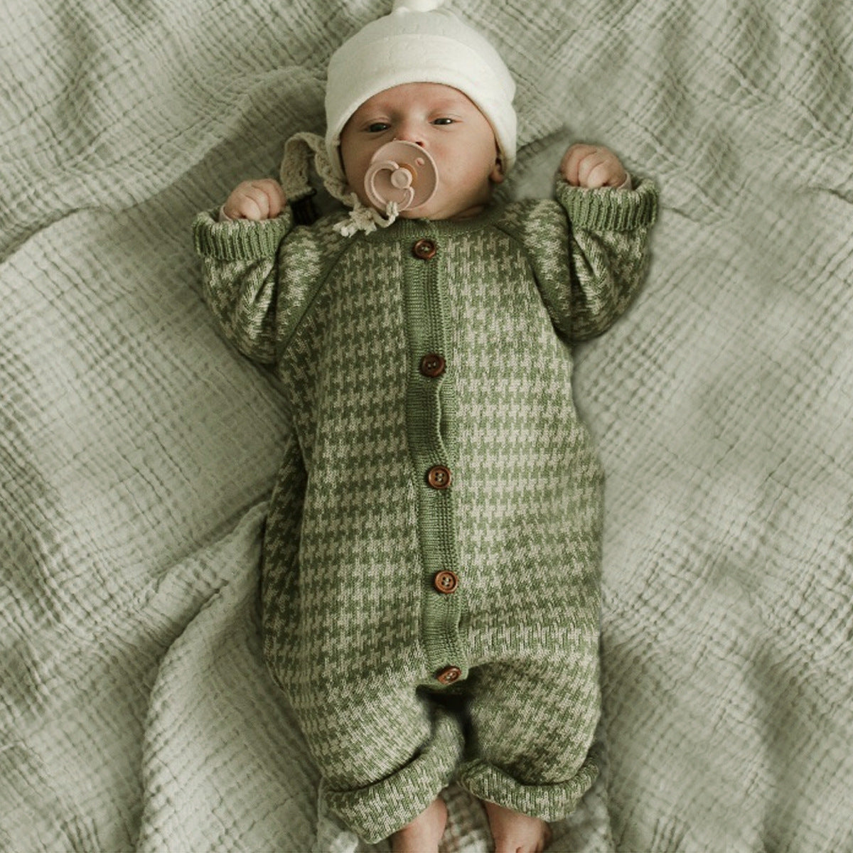 Ropa de bebé, ropa para niños, suéter hecho punto otoño