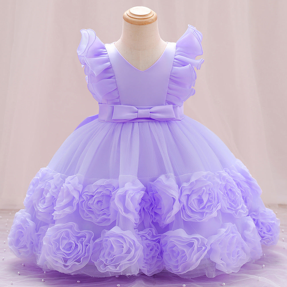 Robe de princesse gilet pour enfants filles