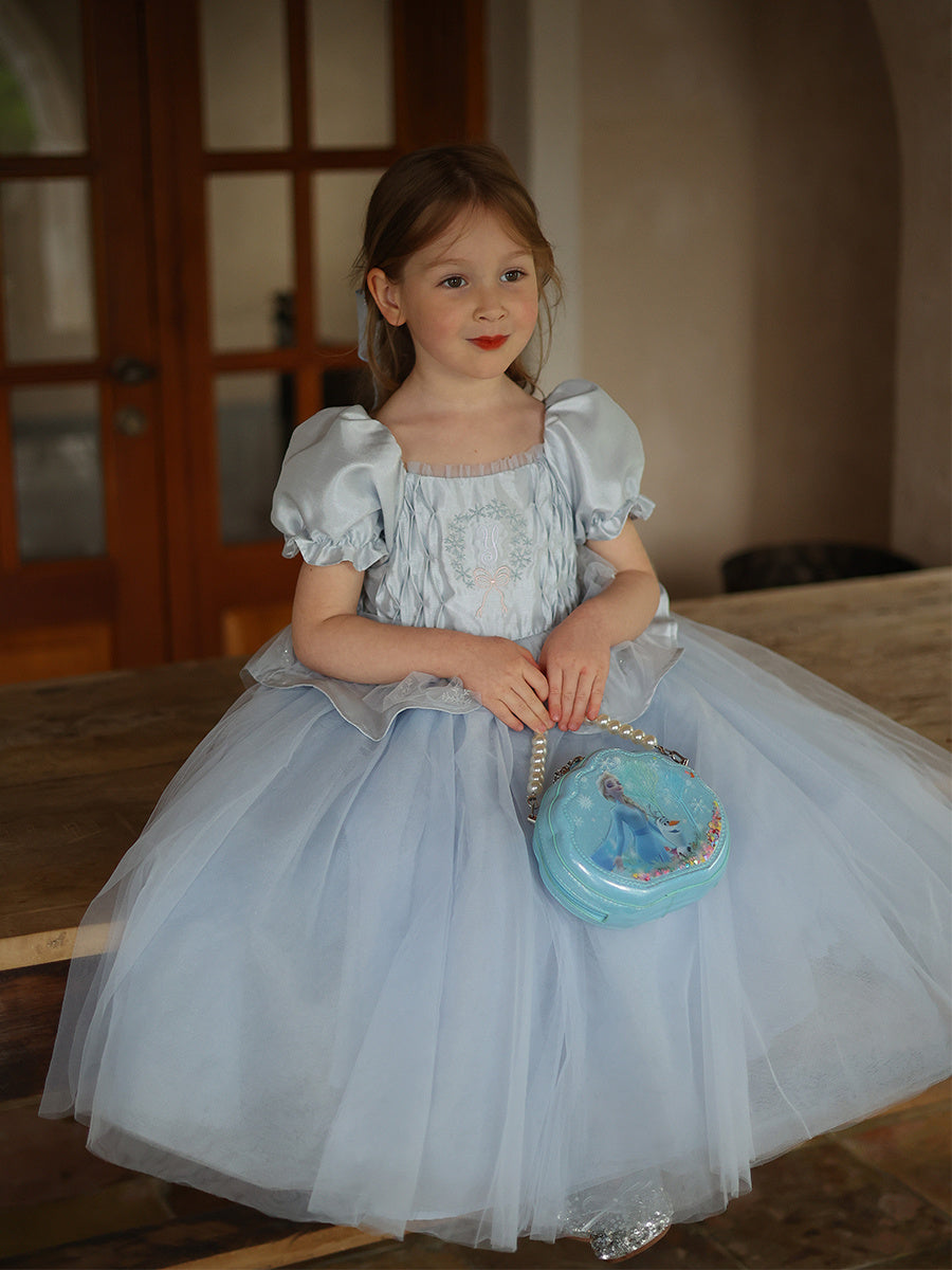 Robe princesse Elsa Pengpeng pour filles