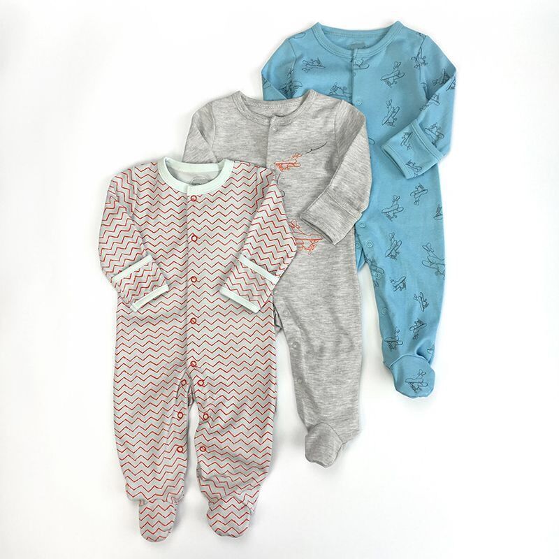 Three-piece Baby Foot-wrapped One-piece Long-sleeved Fart Dress Gift Box