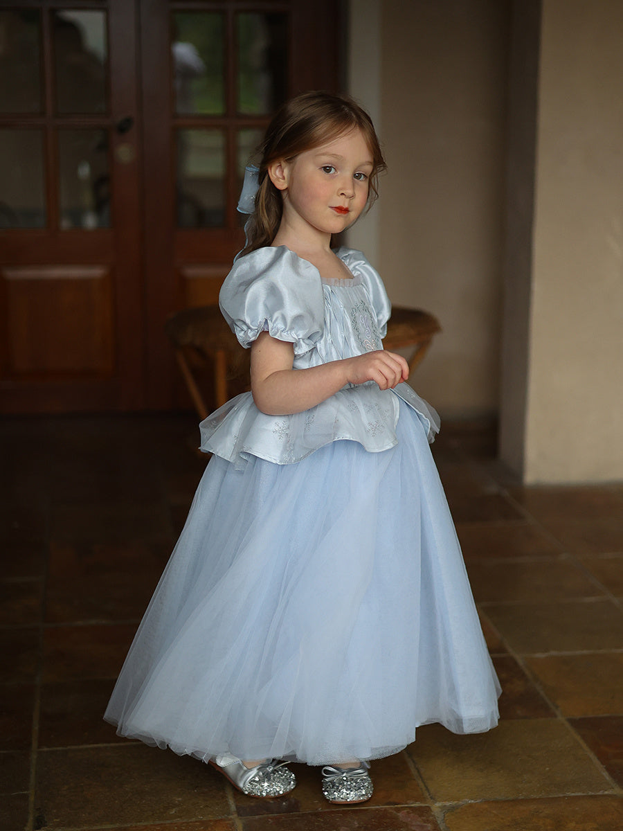 Robe princesse Elsa Pengpeng pour filles