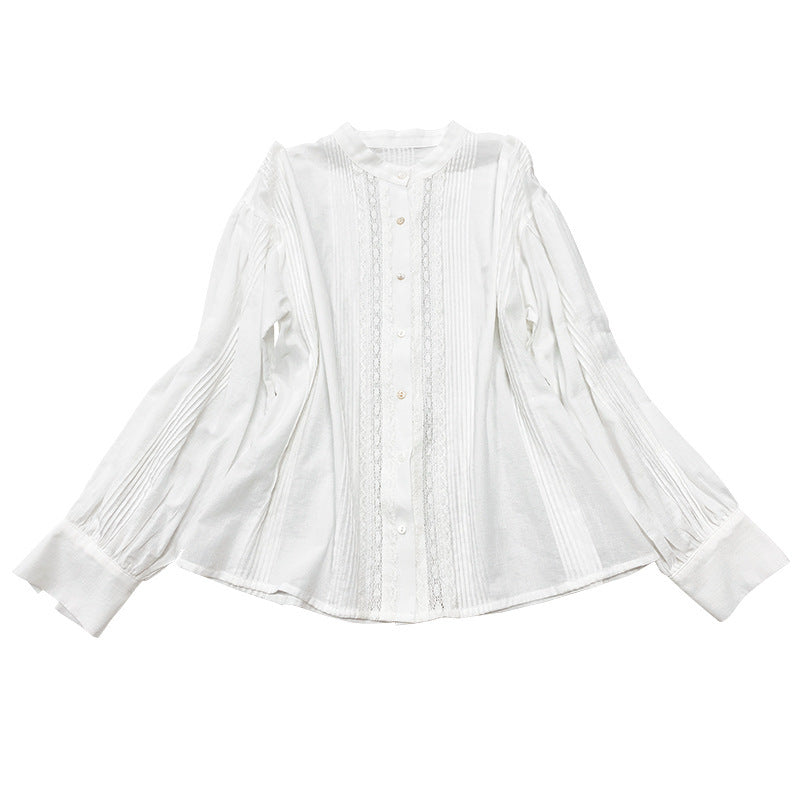 Chemise femme manches longues en coton français