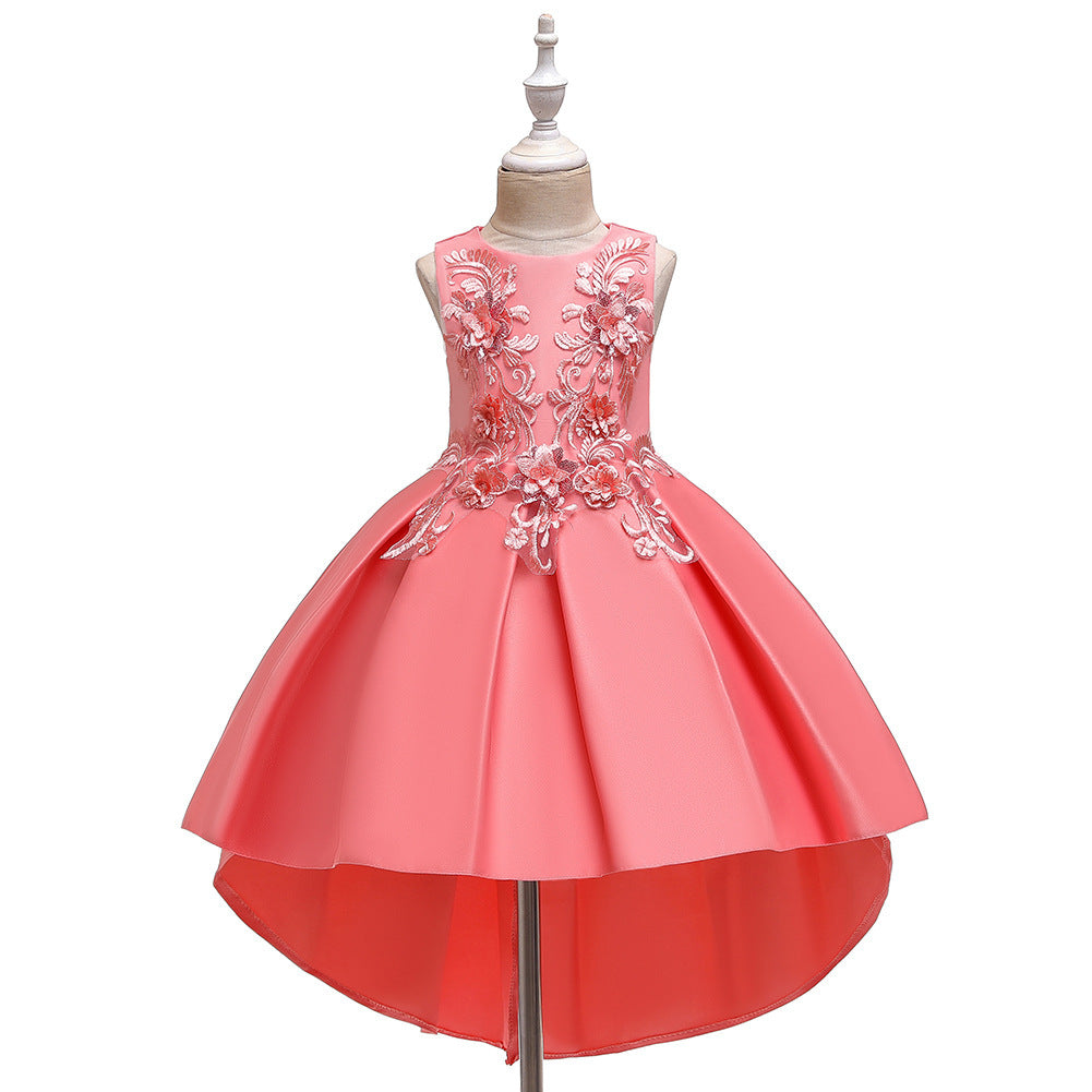 Robe de princesse en satin pour filles