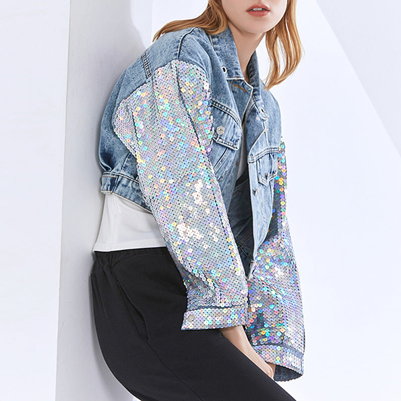 Fashion Design Punk Shiny Girly Style Jacket