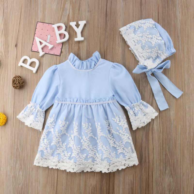 Robe fille florale vêtements pour enfants dentelle été