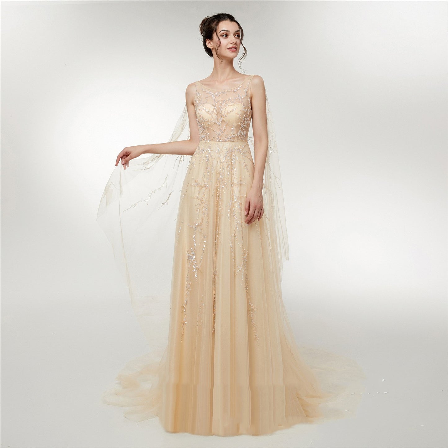 Engerla robe de mariée automne nouvelle robe longue