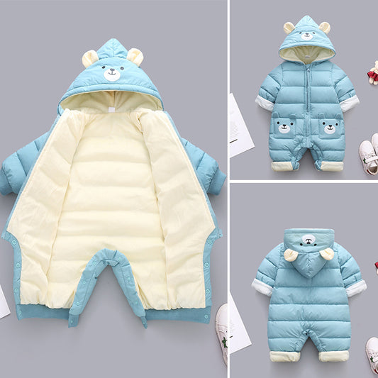 Onesies pour bébé et surface brillante épaissie en velours jetable