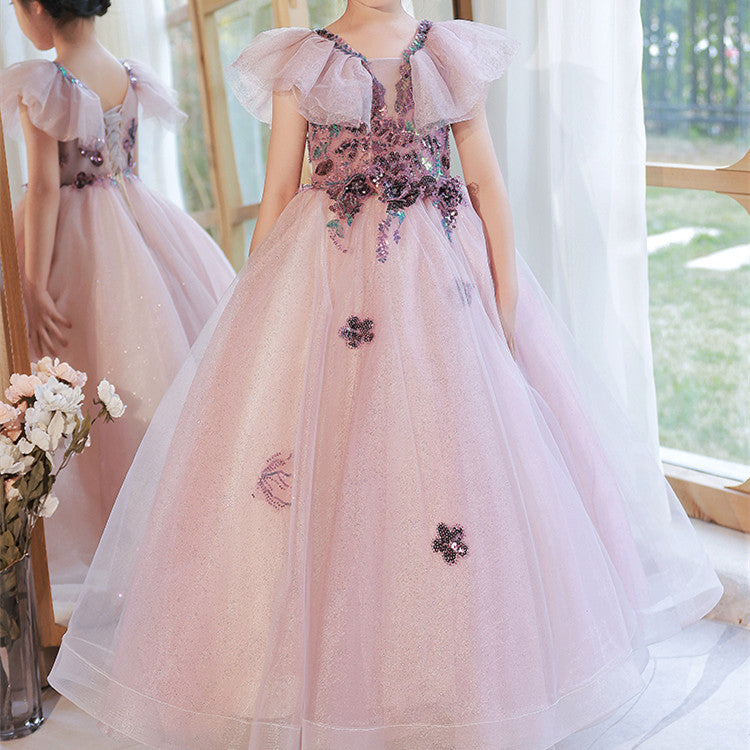 Robe de princesse simple et tendance pour filles