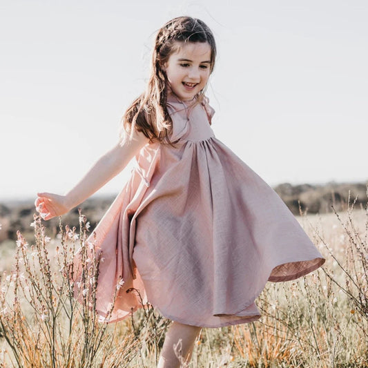 Falda de chaleco para niños linda y versátil de algodón