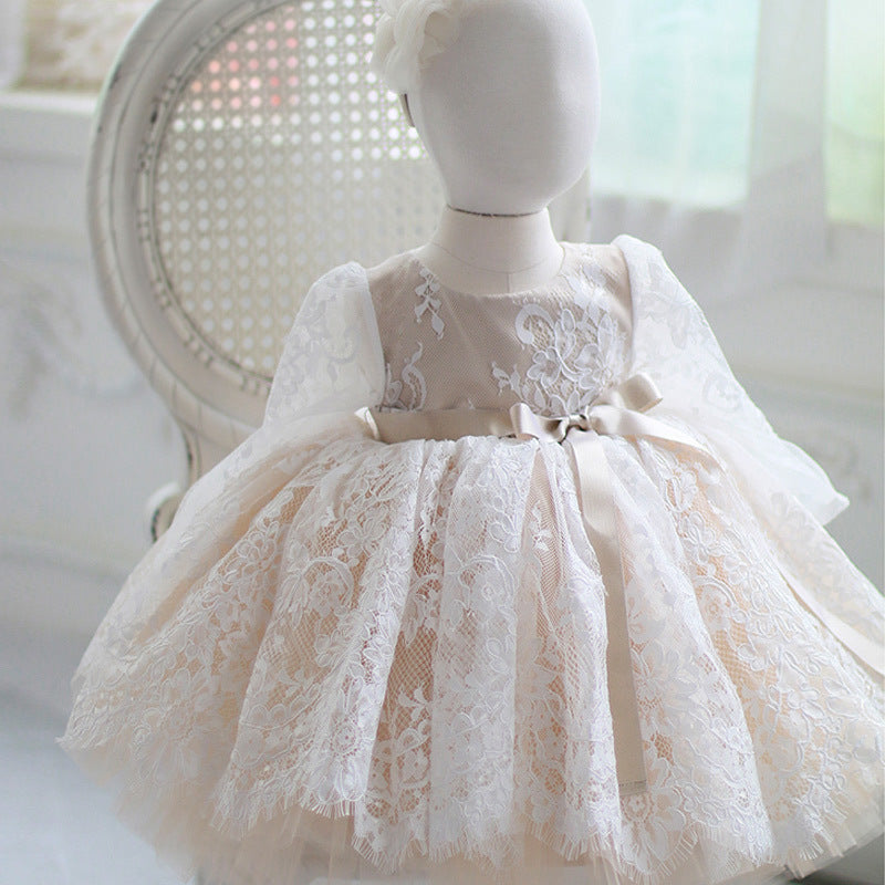 Robe princesse à manches longues pour bébé