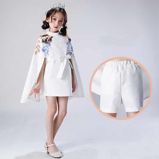 Children's Dress Princess Fashion White