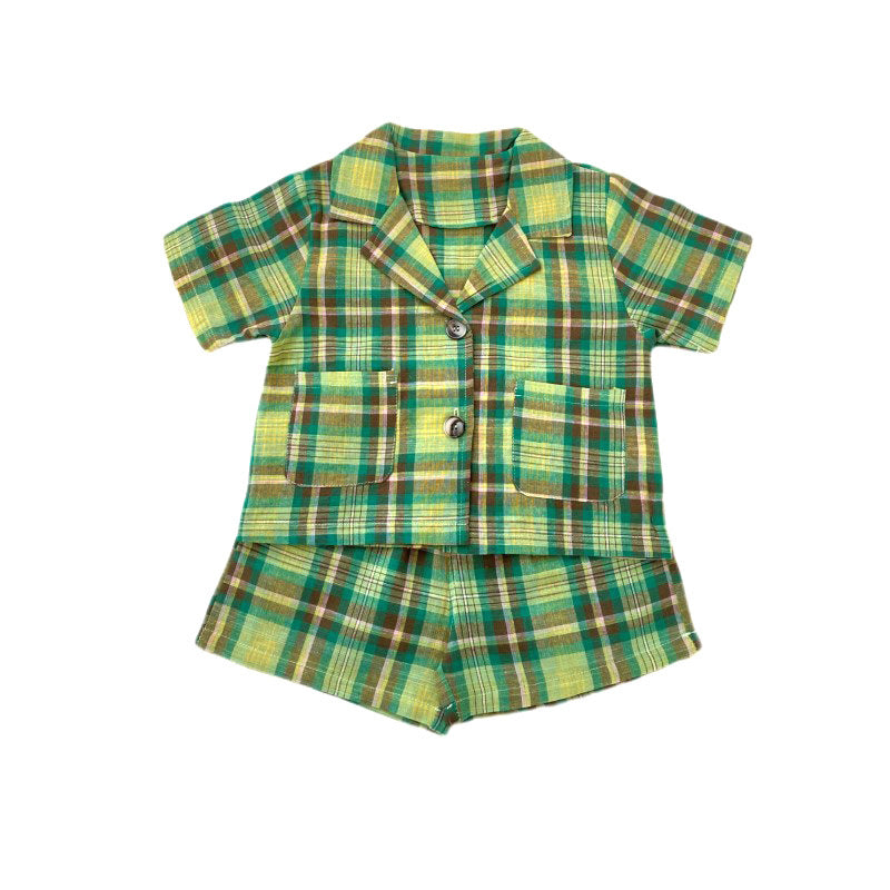 Children's Summer Casual Top Pants Two-piece Set