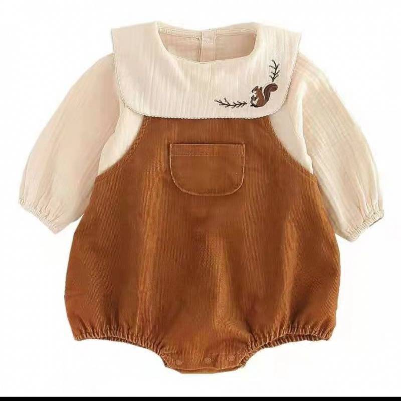 Baby Cotton Two Piece Fart Suit