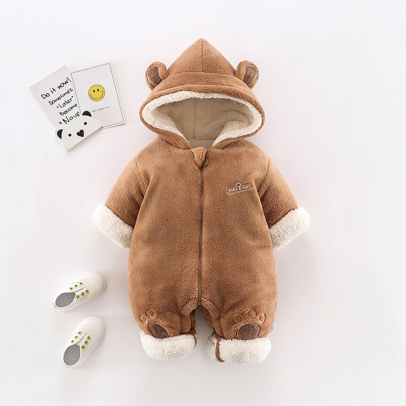 Baby Thickened Cotton Clothes Outwear Suit