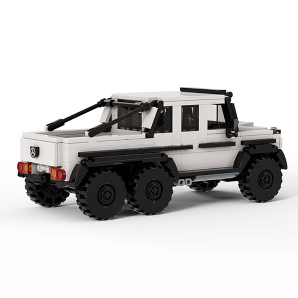 Modèle de blocs de construction de voiture Puzzle G63amg6x6