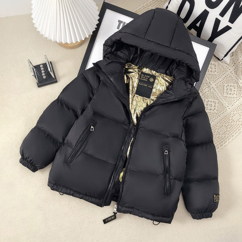 Doudoune tendance pour enfants Black Gold la plus vendue