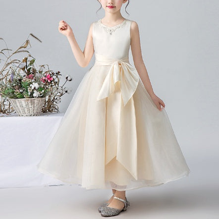 Robe de princesse pour fille, modèle de défilé, hôte de mode, chorale, orchestre, dîner