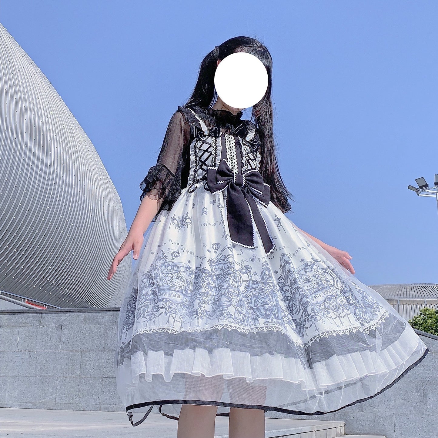 Slim Lolita Dreamland Amusement Park Cute Big Skirt Jsk Dress