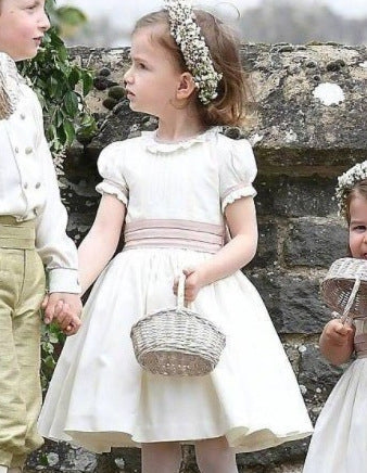 Robe pour enfants de mariage de soeur de fille de fleur