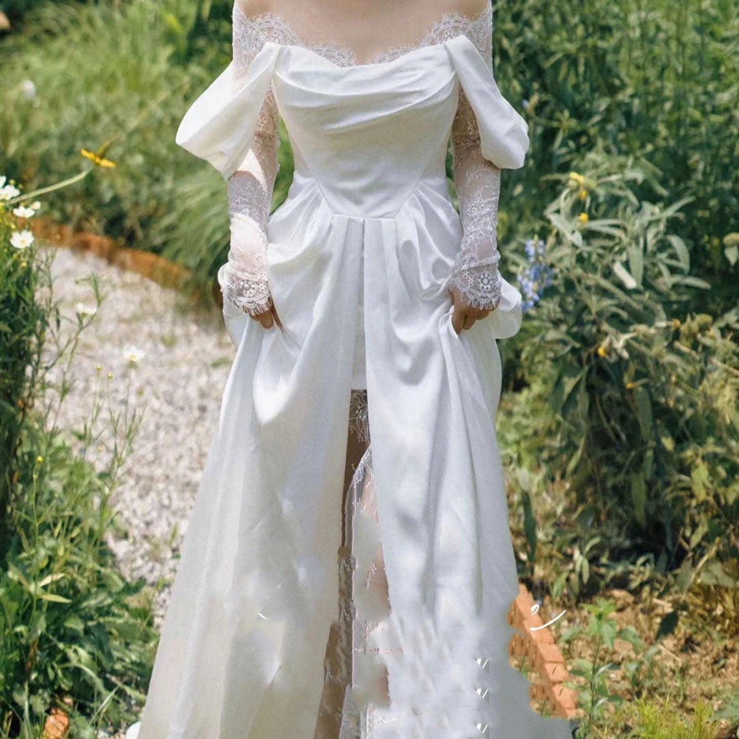 Robe Gaze Mariée Fille Française