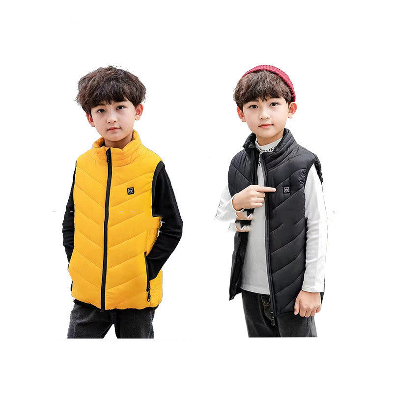 Gilet chauffant chaud pour enfants chauffage intelligent à température constante