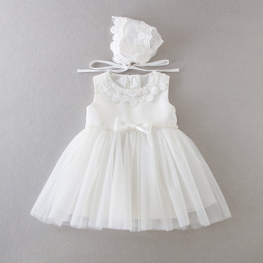 Robe de mariée pour bébé fille simple et mignonne