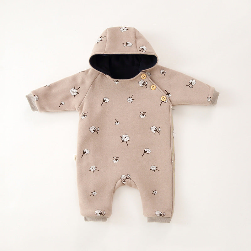 Baby Double Layer Padded And Thickened Onesie