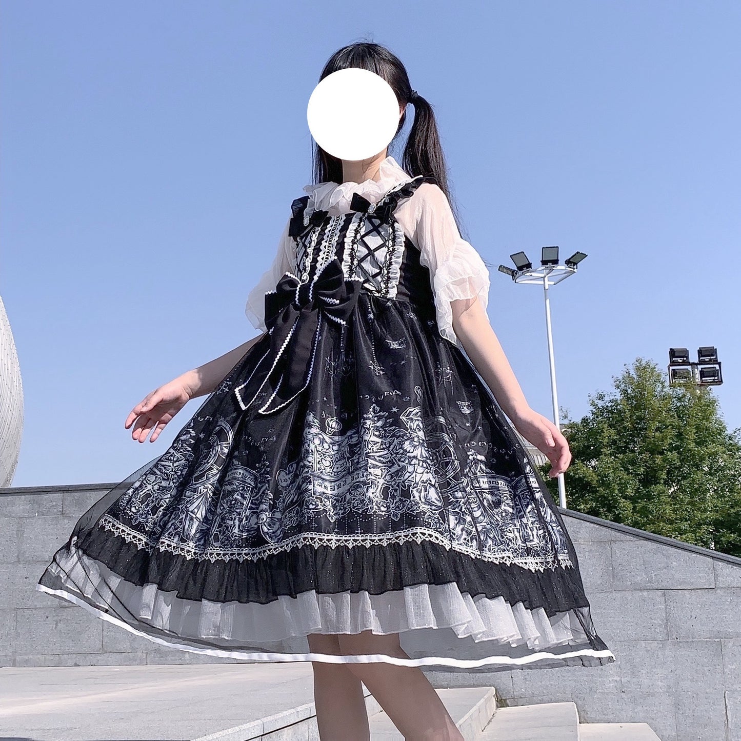 Slim Lolita Dreamland Amusement Park Cute Big Skirt Jsk Dress