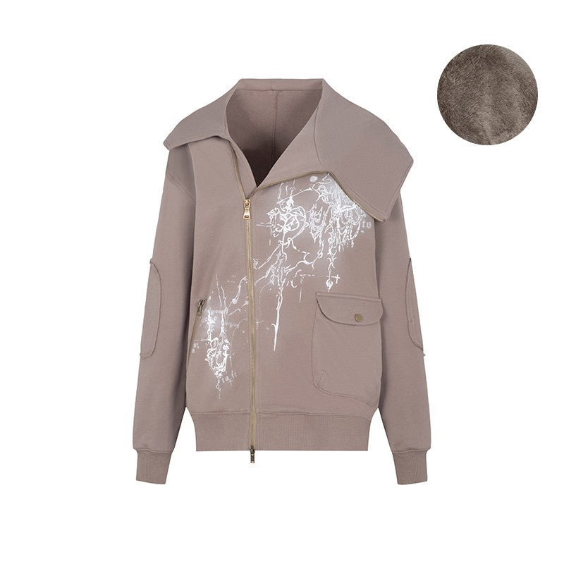 Asymmetric Lazy Style Hoodie For Women